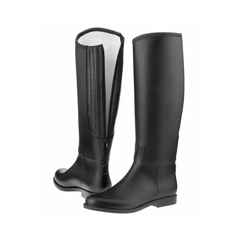 

Fashionable Durable Waterproof Rear Zipper Equestrian Boots for Children Universal Male Female Design Equestrian Accessories