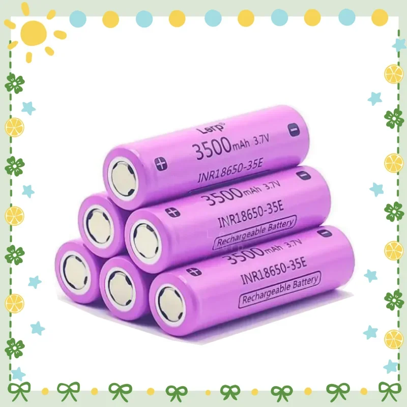 Batería de iones de litio recargable 100% original, 18650 3500 mAh, 3,7 V 25 A, descarga INR18650 3500 mAh, linterna de luz fuerte.
