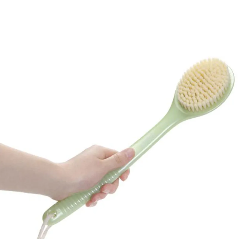 

Applicable to the whole family Bath bath brush long handle wipe soft hair rubbing back brush bath supplies do not ask artifacts