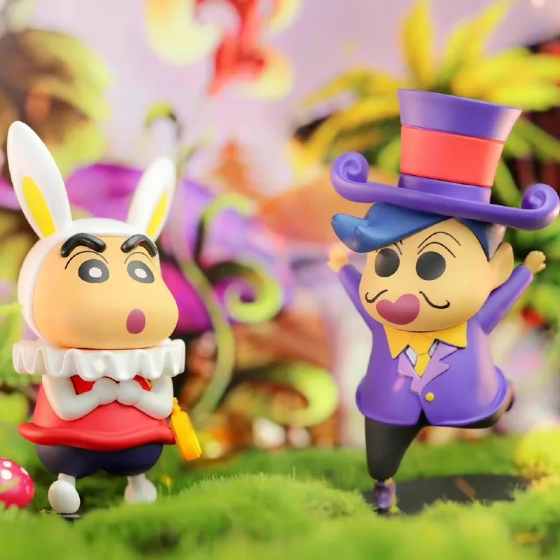 52 игрушки Crayon Shin-chan Fairy Tale Series слепая коробка Crayon Shin-chan слепая коробка игрушечная фигурка аниме милая кукла подарок на день рождения игрушки