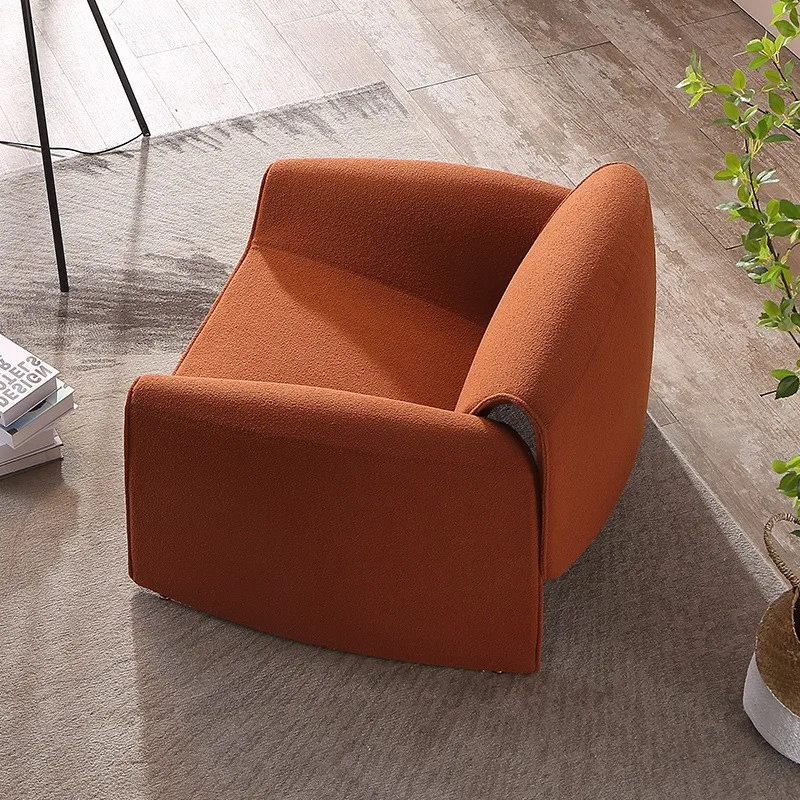 MOMO-Silla de cangrejo para sala de estar, sillón individual minimalista italiano de lujo, de alta gama, creativo, de diseñador