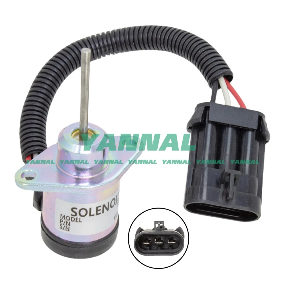 long time aftersale service 1G925-60011 Fuel Shutoff Solenoid 6691498 for Bobcat T180 T190 E35 E45 E55 S530