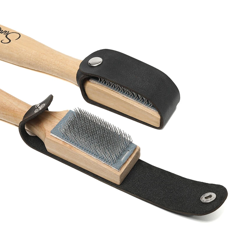 Cepillo para zapatos de baile, cepillo de limpieza para zapatos latinos, Salsa, salón de baile, zapatos de baile de madera, suelas de gamuza, cepillo para zapatos