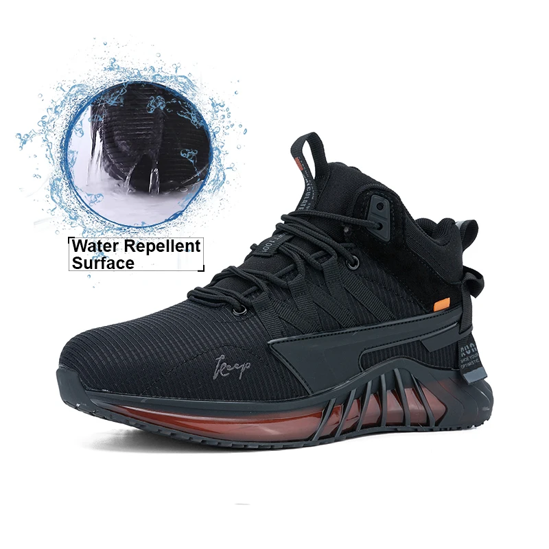 Baasploa Men Winter Sneakers New Waterproof Cotton Walking Shoes Plush Warm for Men Comfort Brand Casua Sneakers Non-Slip Male