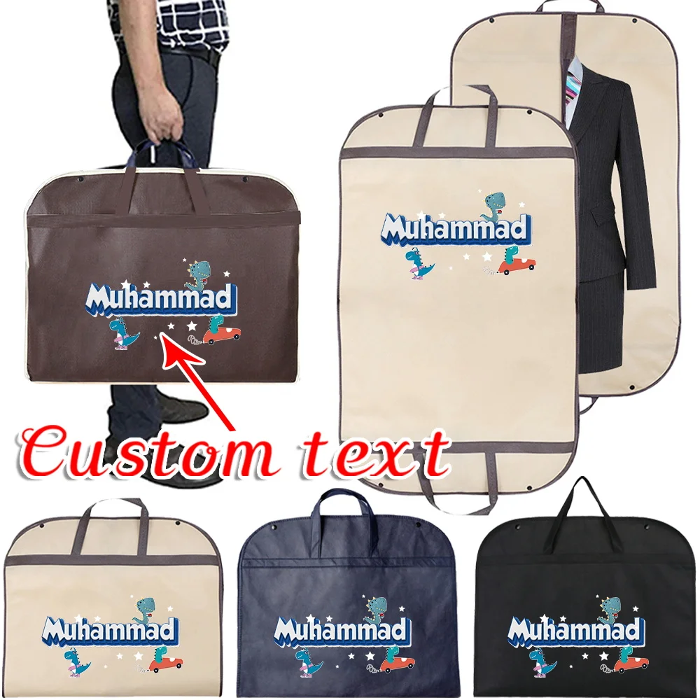 

Personalized Customization Name Dust Cover Moisture Proof Suit Jacket Dust Cover Storage Bag Hanging Pocket Storage Bag