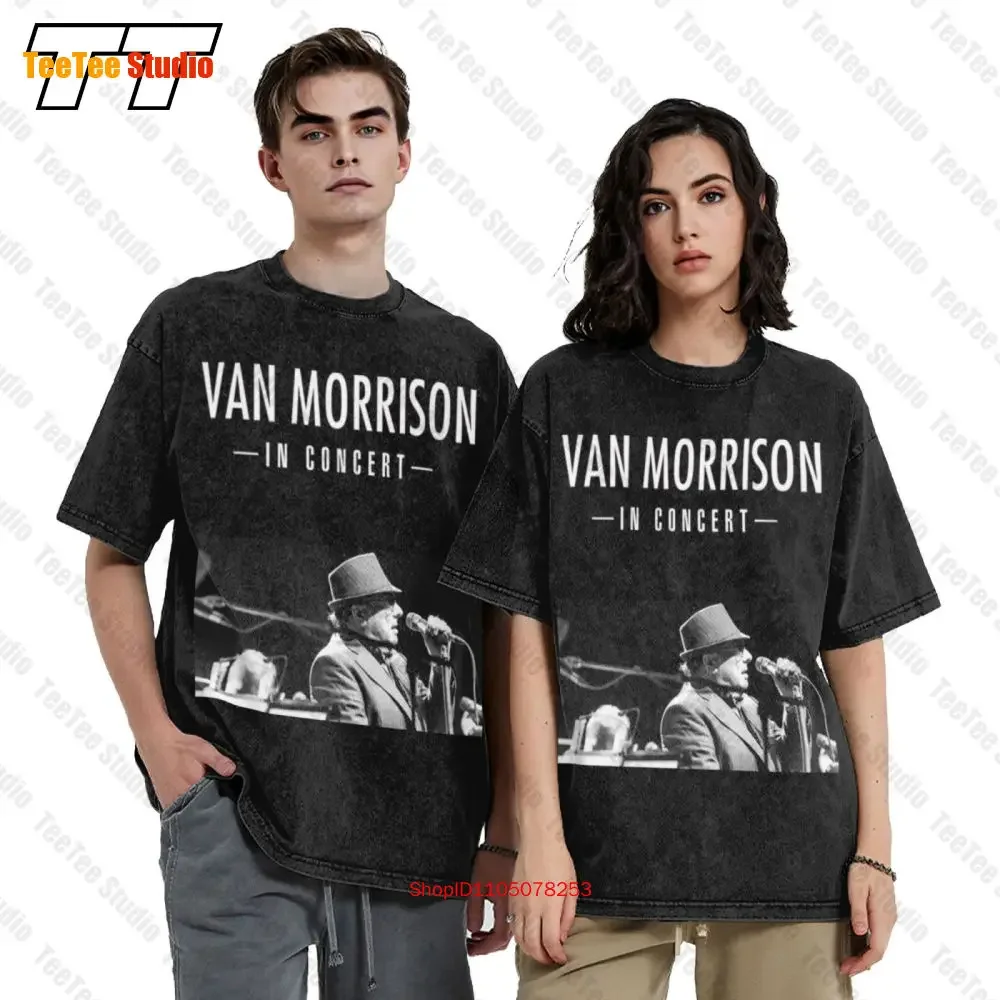 Van Morrison In Concert Tour 2018-2019 Vintage Oversized T-Shirt 4P6I