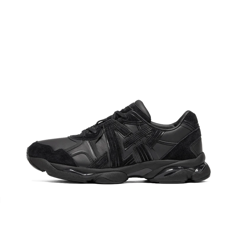 Onitsuka Tiger TIGRUN Men's Black Low-Top Running Shoes  Breathable Durable Comfortable Versatile Classic Design 1183C618-001
