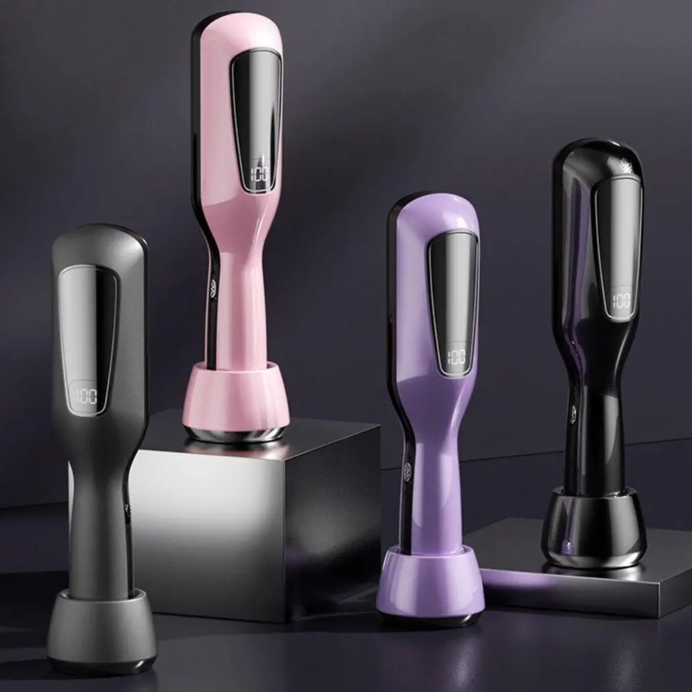 Cordless Hair Clipper Automatic Split End Hair Trimmer LED Display Cutting Tool for Dry Damaged Women Hair Care Styling Tools