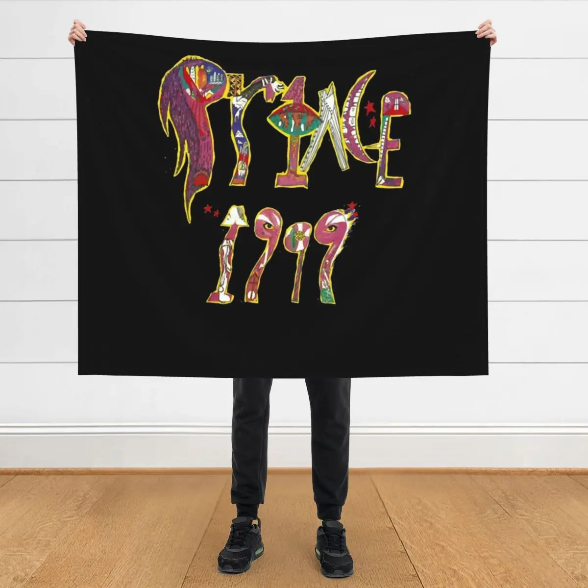 

Prince 1999 Logo Throw Blanket Cute Plaid Thins Sofa For Baby Blankets