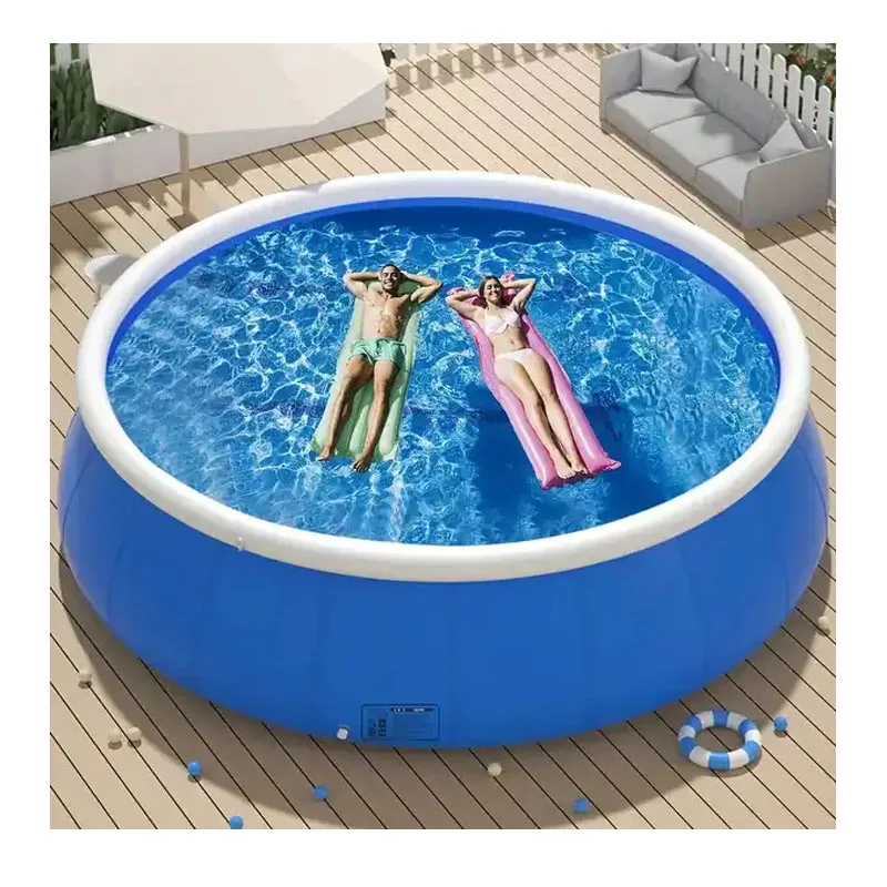 Small Household Outdoor Sandpit Pump Sign Fence Party Ice Bath Foldable PVC Children's Inflatable Pool Adult