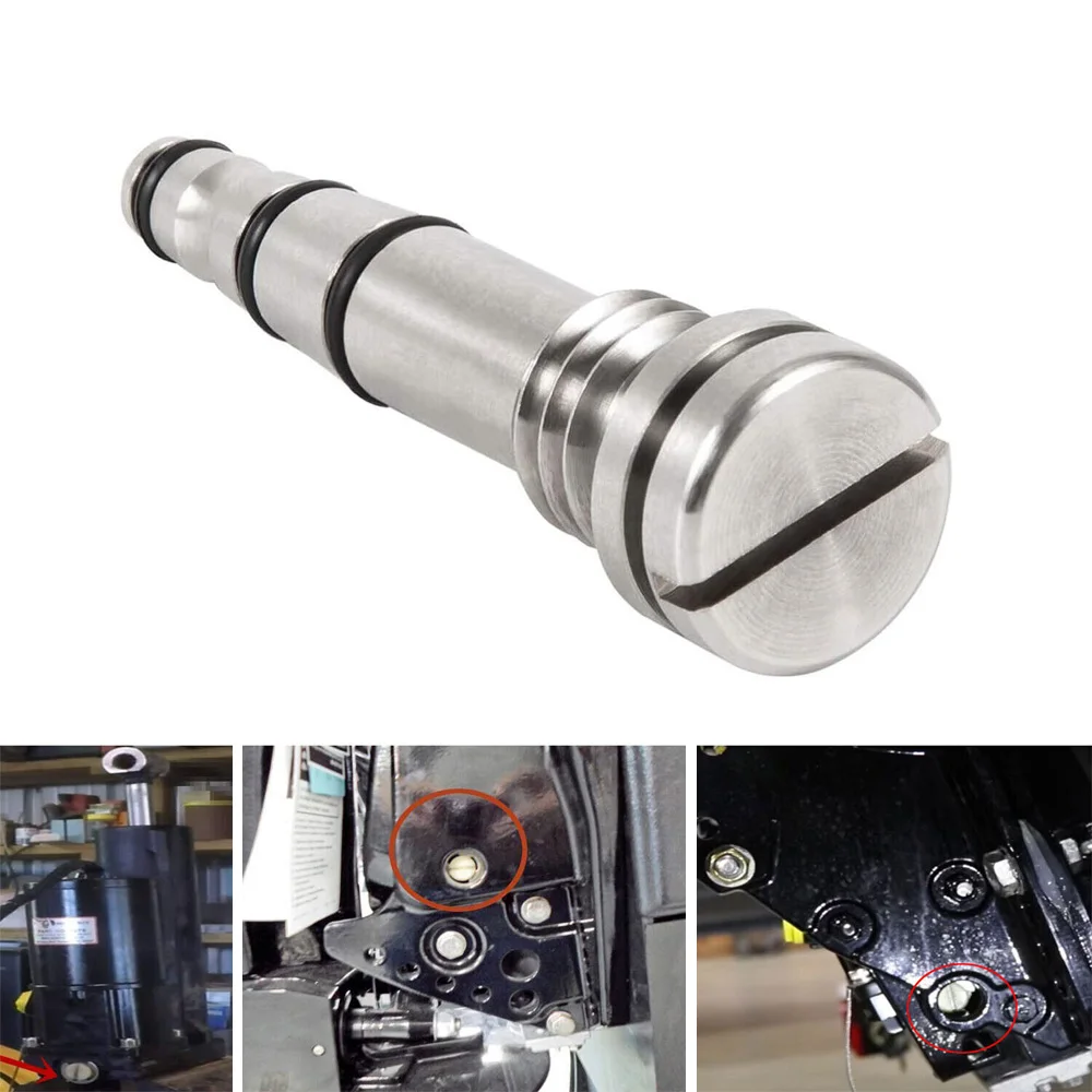 

Клапан ручного сброса Power Trim Tilt из нержавеющей стали, подходит для большинства 2-х и 4-тактных подвесных лодочных моторов, совместим с 18-6751, 93929A01, 813442A2, 813442A1, 8116