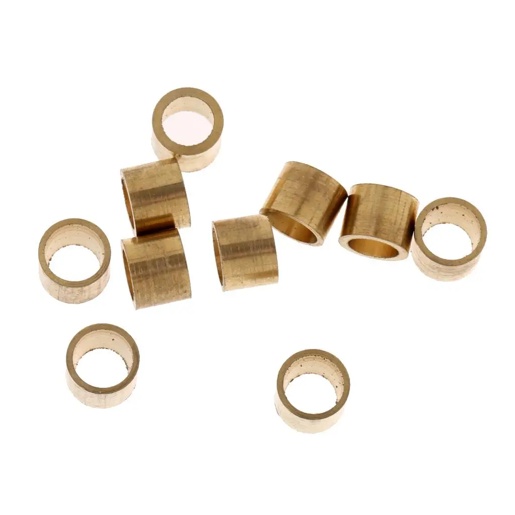 10pcs Brass Tip Ferrule Billiard Cue Process Holder Accessory