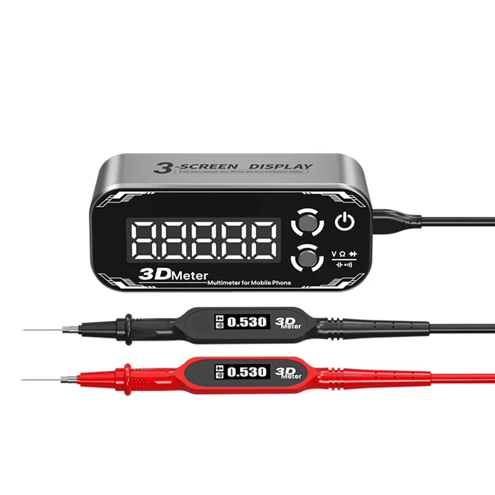 Capacitance Meter Digital Multimeter 2000mAh Battery One-handed Operation PCB Testing Multimeter Multimeter Electronics Workshop