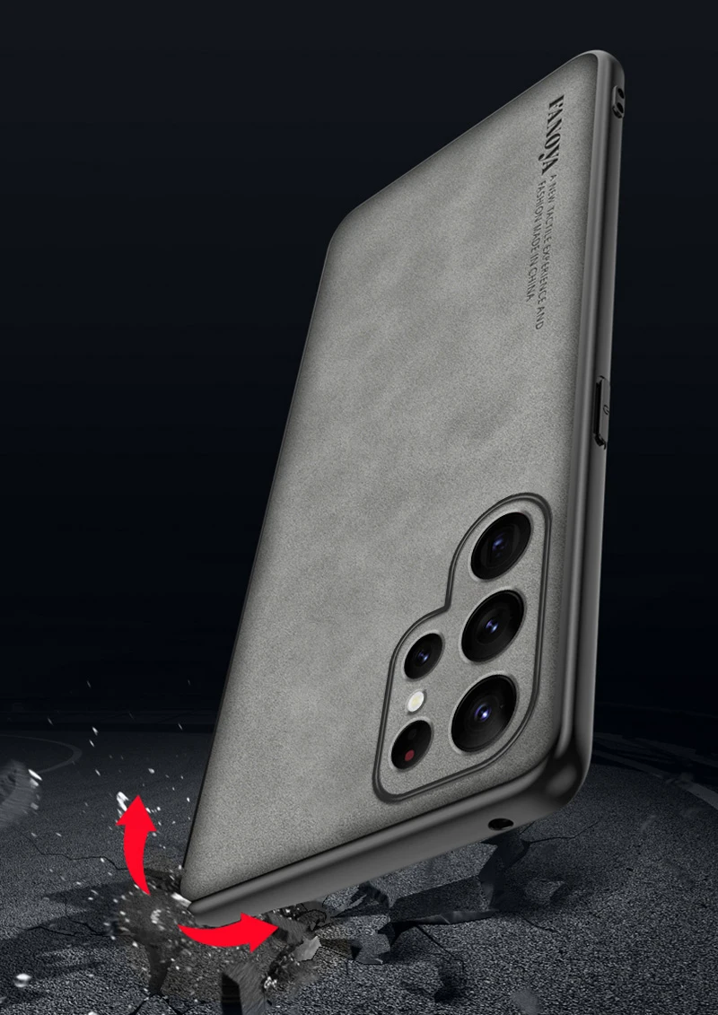 S26 S25 Ultra Plus Hülle Luxuriöse Schafsleder-Handyhülle für Samsung Galaxy S26 S25 S24 S23 S 26 Ultra Plus Hüllen Rückseitenabdeckung – Detail 3