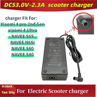53V 2.3A Scooter charger For X Mi Scooter 4 Ultra/4 pro 2nd Gen/Navee S65/N65i Charger Adapter Replacement PowerAccessory