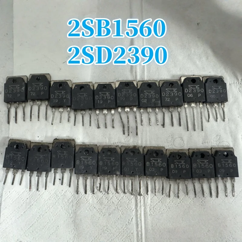 10 pares de desmontagem original 2SB1560 2SD2390 B1560 D2390