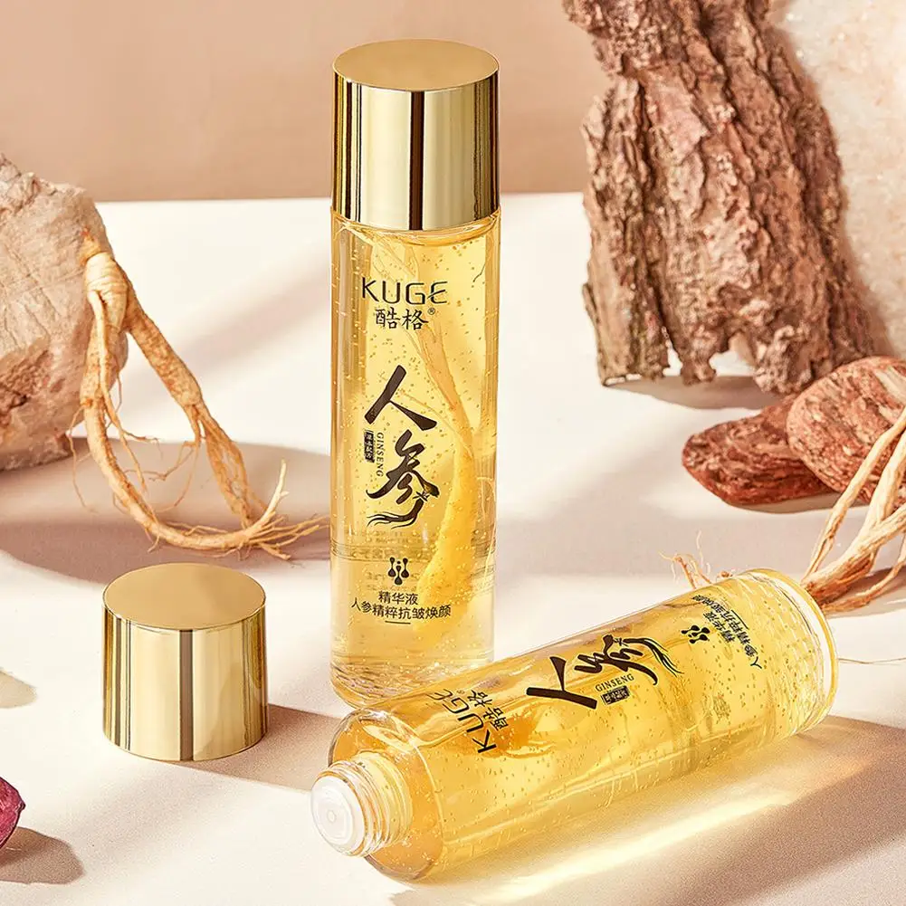 Essência de Ginseng Dourado e Essências Aquáticas, Conjunto Ácido Essência da Pele, Soro Hialurônico, Cuidado Facial, Hidratante, B6H7, 2Pcs