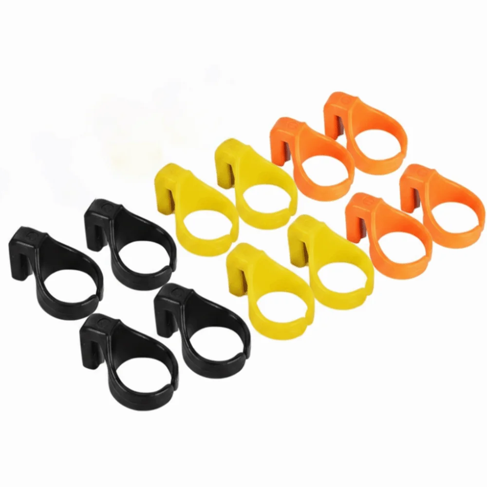 12PCS Plastic Thimble Thread Cutter Ring Sharp cutter Portable Design Sewing Cutting Tool Finger Ring cutter Hand Sewing