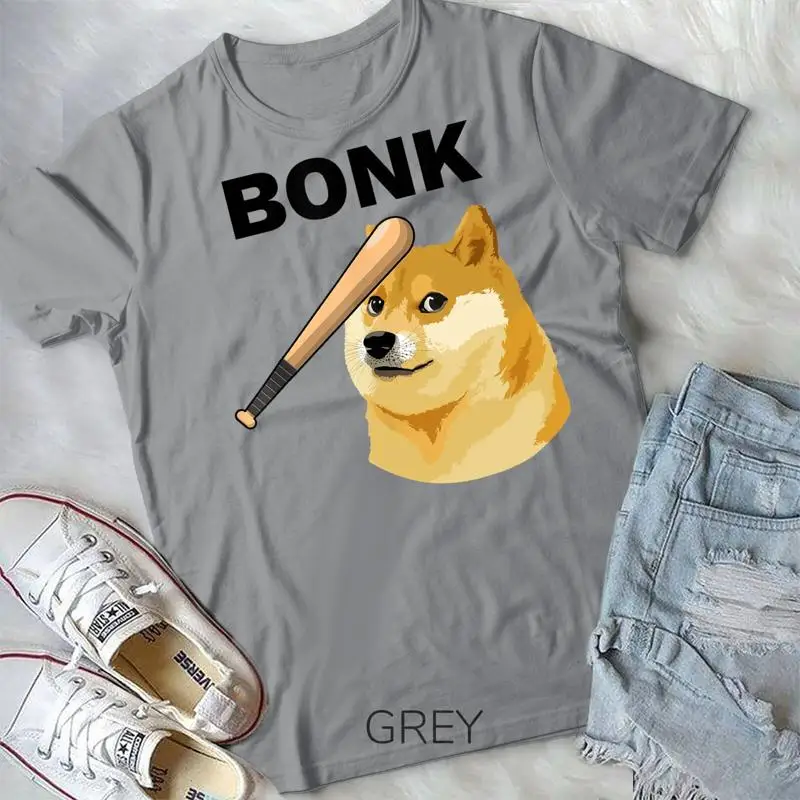 Футболка Bonk Meme Shiba Inu Bonk Футболка унисекс Футболка Bonk Meme Shiba Inu Bonk Футболка унисекс