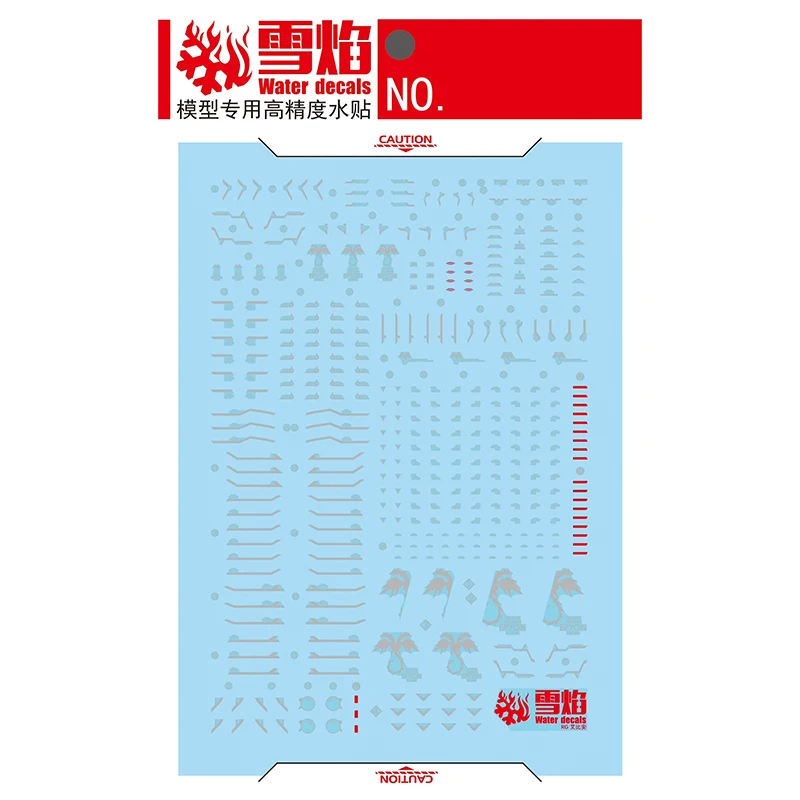 Model Decals Water Slide Decals Tool For 1/144 RG Epyon Fluorescent Sticker Models Toys Accessories