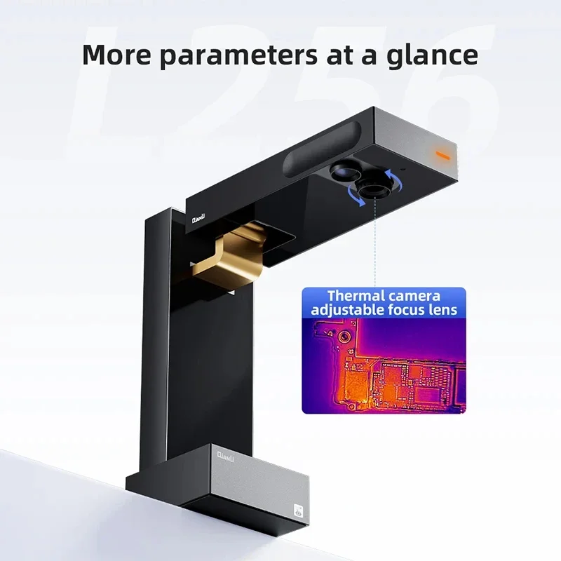 QIANLI L256 istele dvojí -spectral tepelný kamera protékání detekce měřici zařízení pro telefon oprava přesný PCB zeptat se šach nářadí