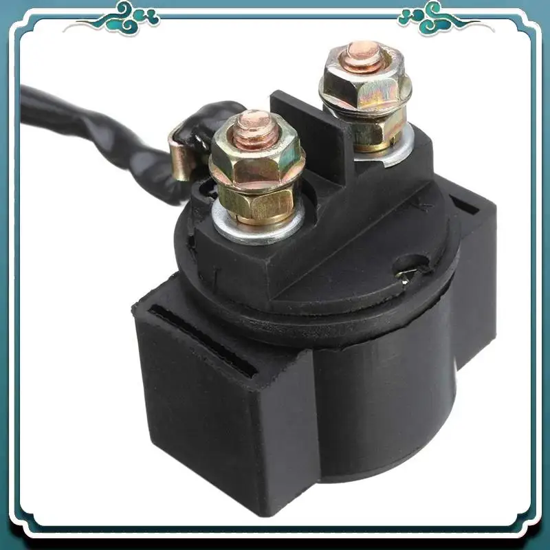 ABTU-Zwarte Motorfiets Elektrische Starter Solenoid Relais Schakelaars Voor Aprilia Rsv 1000 Tuono Mille Ap8112927 150 Amp