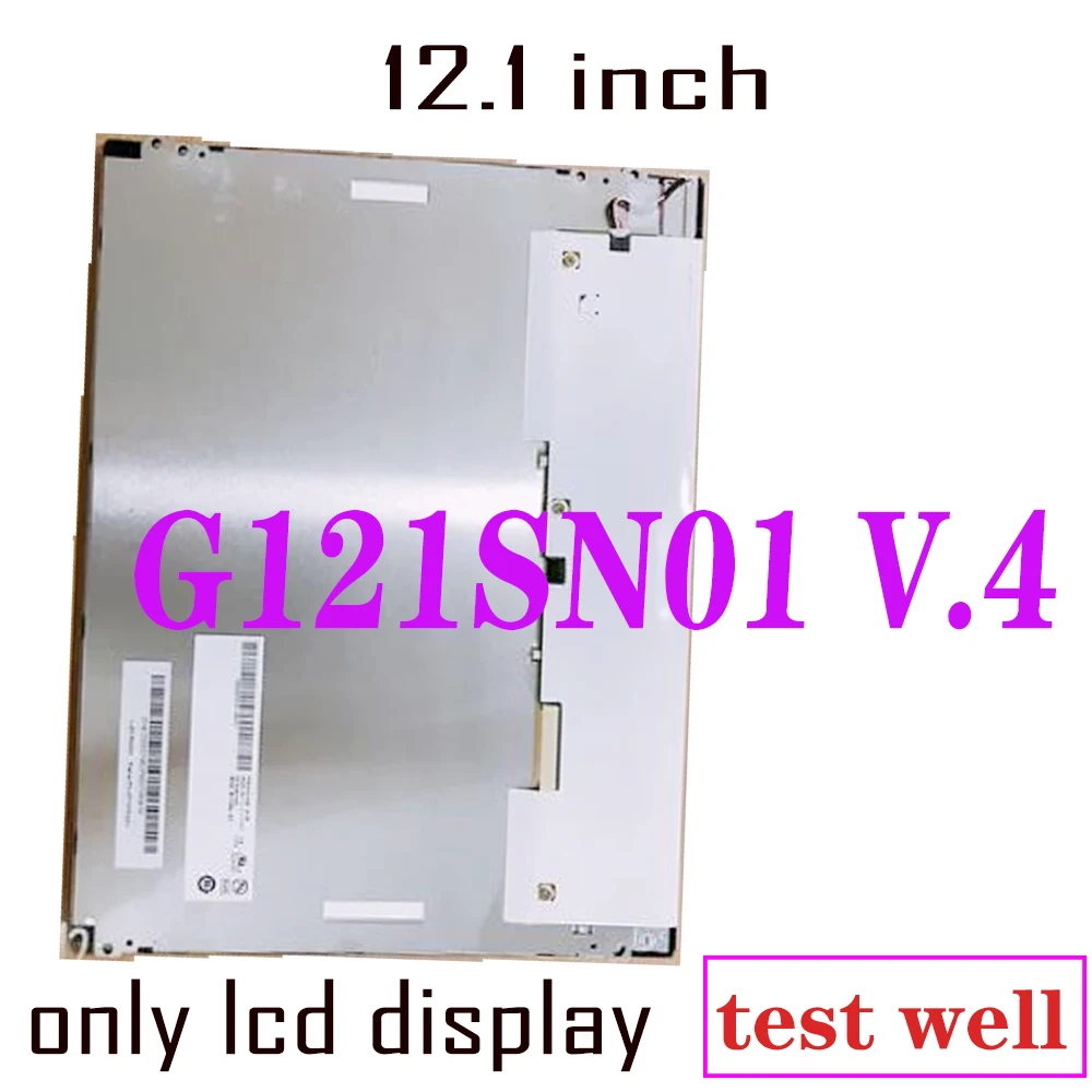 Original 12.1inch LCD Screen G121SN01 V4 V.4 800x600 TFT LCD Display Panel Replacement