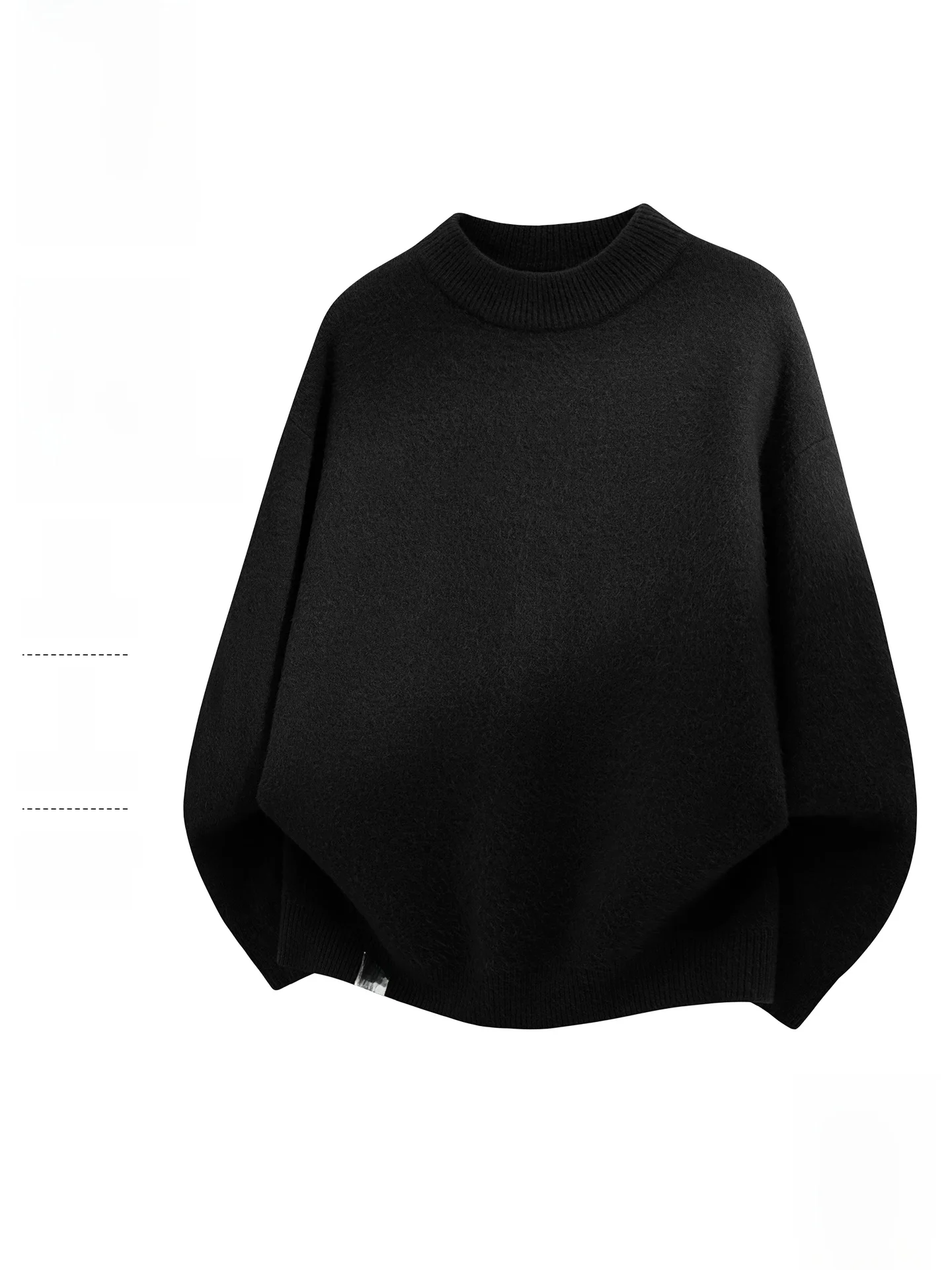 

Зимний утепленный мужской вязаный свитер с высоким воротником, теплый, комфортный, модный, в городском стиле