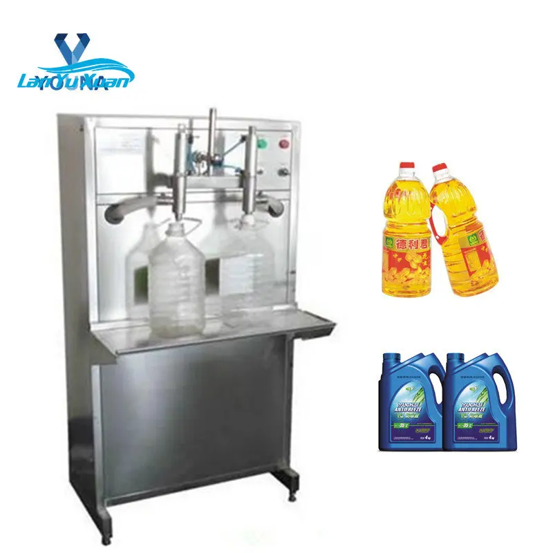 

High Efficiency 2 Heads 5L Liquid Filling Machine for Small Business