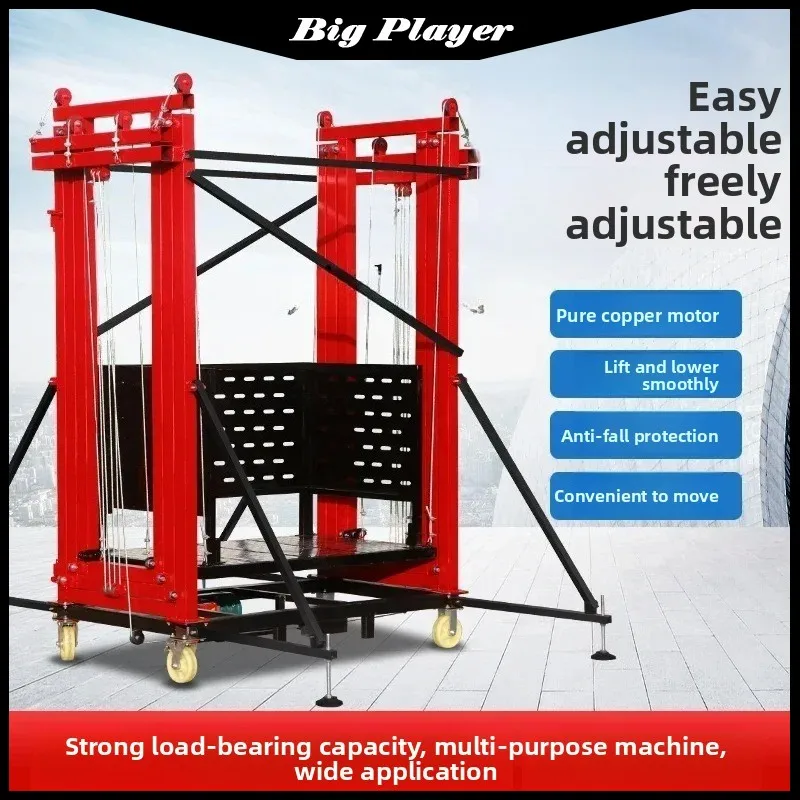 

Electric Scaffolding Elevator Mobile Lifting Platform Automatic Remote Control Folding Elevator