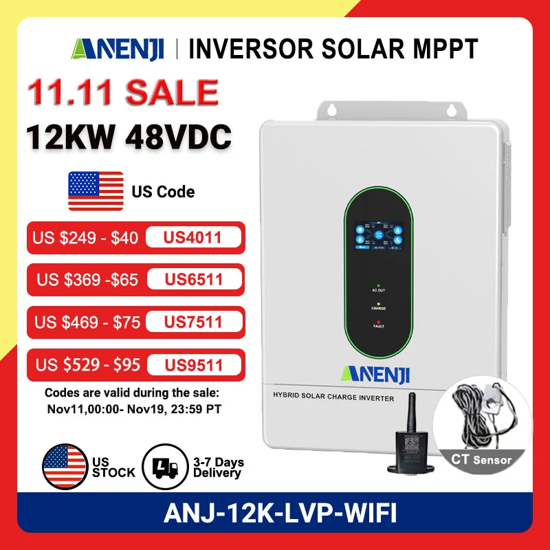 12KW Hybrid Solar I… - image