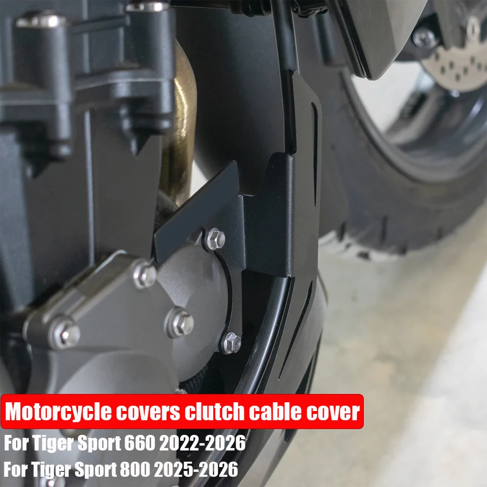 For Tiger Sport 660 2022-2026 For Tiger Sport 800 2025-2026 Motorcycle covers clutch cable cover New Sport660 Sport800 Accessory