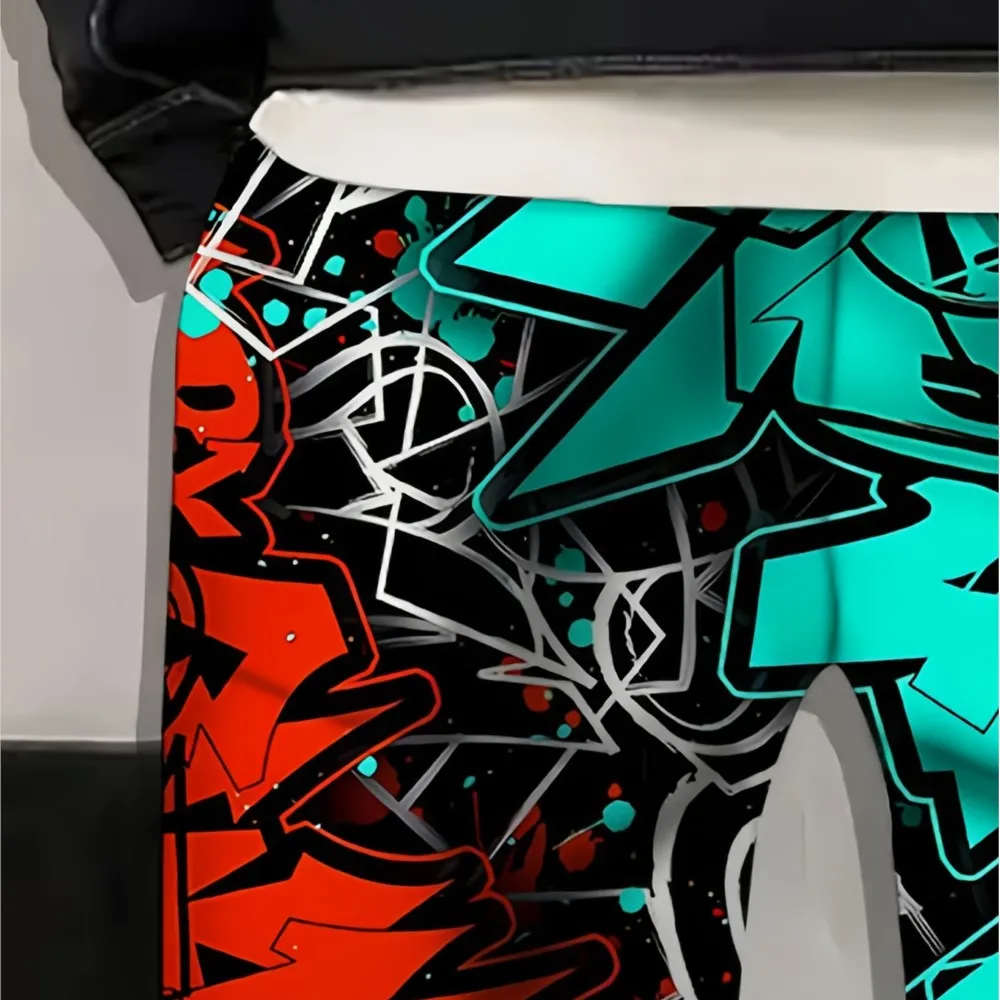 موضة الرجال 2026 Sweatpants الكتابة على الجدران المطبوعة ركض سليم صالح السراويل سراويل صالة غير رسمية مع جيوب الخريف الشتاء الشارع الشهير