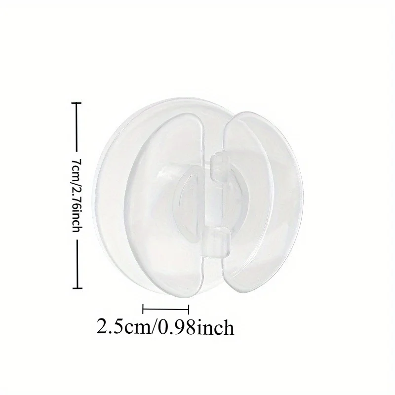 Clear Cable Winder - Cord Organizer for Air Fryer & Coffee Maker, Charging Cable Holder for Earbuds and Kitchen Appliances