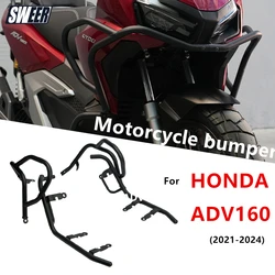 For Honda ADV160 Adv160 ADV 160 Motorcycle Engine Bumper Guard Frash Crash Bar Engine Frame Fairing Protector 2021-2024