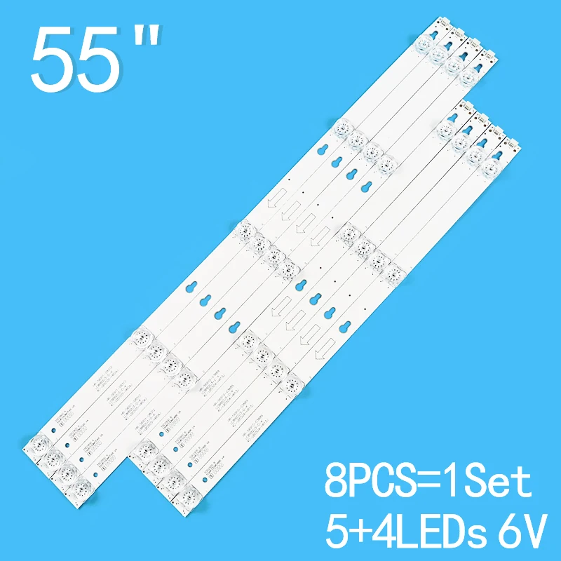 

New 8PCS/lot For 55" TV 55S401 55S403 55S405 U55P6006 55UC6316 55UC6326 55UC6406 55UC6426 4C-LB5504 55HR330M05A6 55HR330M04B6 V0