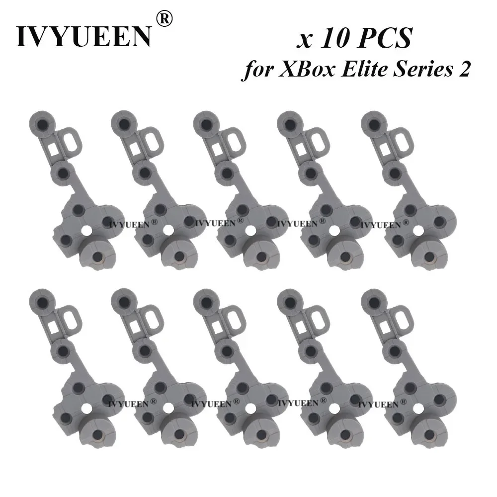 IVYUEEN 10 PCS Conductive Rubber Button for Xbox Elite Series 2 Core Controller D-pad ABXY Contact Key Buttons Repair Part