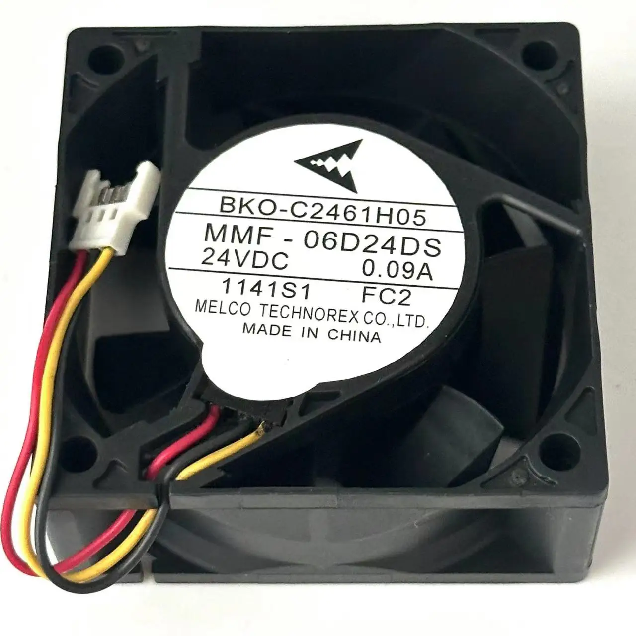 

MELCO MMF-06D24DS DC 24V 0.09A 60x60x25mm 3-Wire Server Cooling Fan