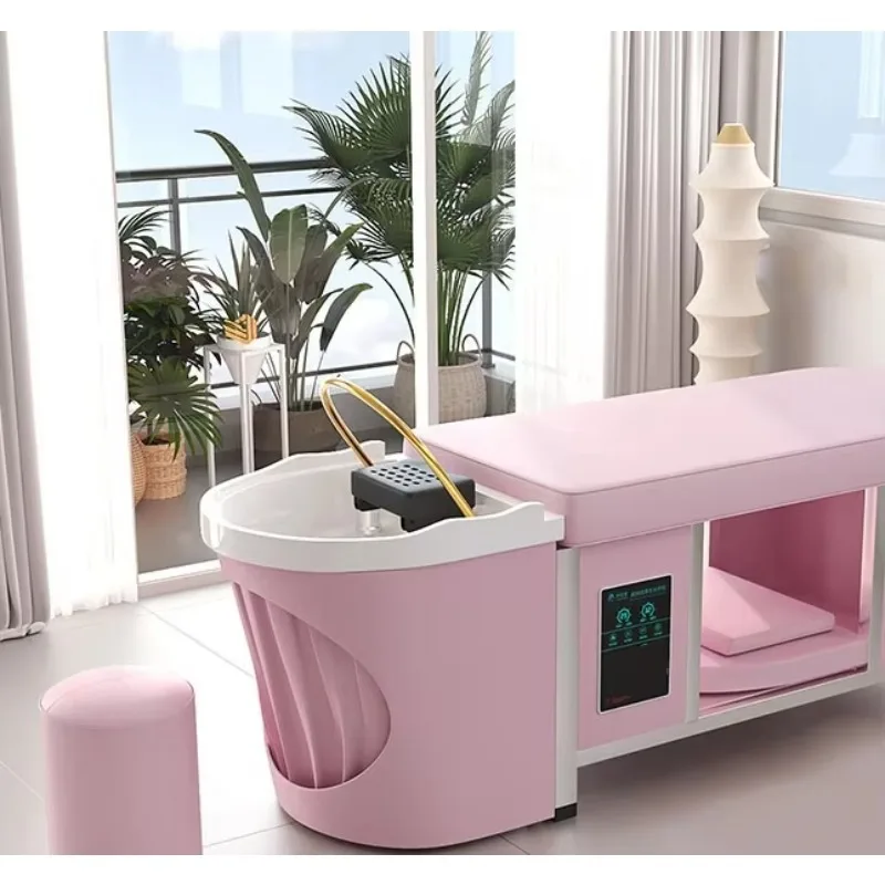

Custom Beauty Shampoo Bed for Spa Salon Hotel Hospital Supermarket Thai Hair Washing Massage Bed with Water Therapy