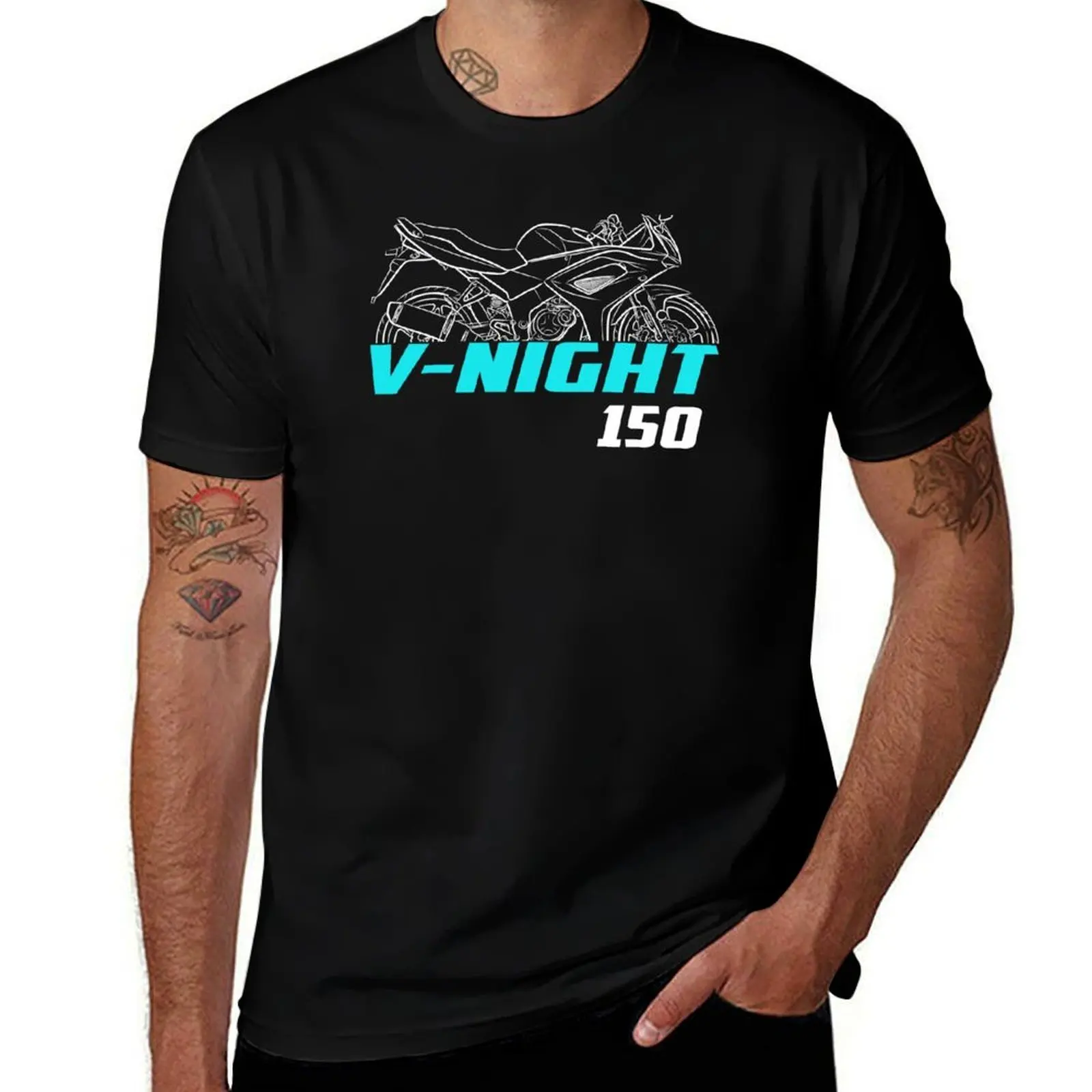 

CFmoto V-Night 150 for bikers, Motorcycle T-Shirt Personalized t-shirt anime shirt blanks Anime t-shirt men graphic t shirts