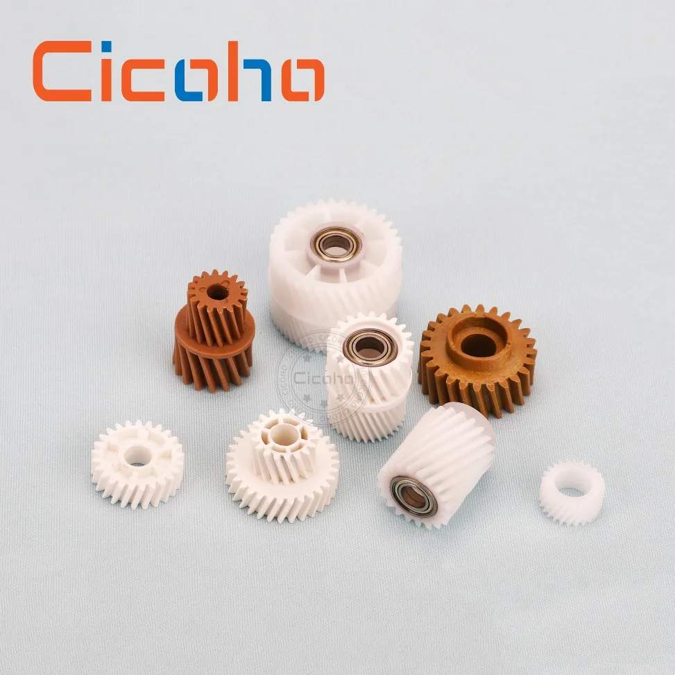2 Sets Fuser Drive Gear Unit for Konica Minolta Bizhub C224 C284 C364 C454 C554 C654 C754 Waste Toner Recovery Gear