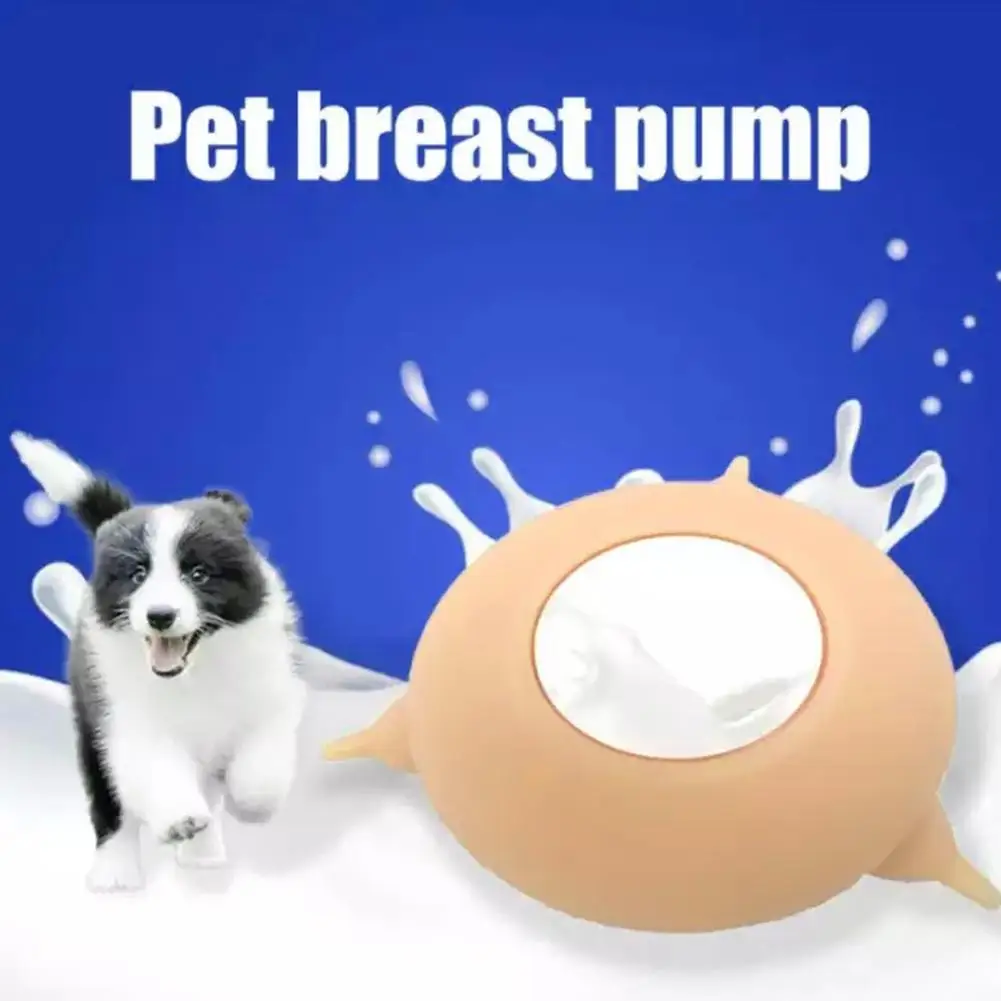 150ml Silicone 4 Teats Simulation Nipples Pet Feeder Bubble Milk Bowl Feeder Newborn Kittle Puppy Nursing Drink Food Dispenser