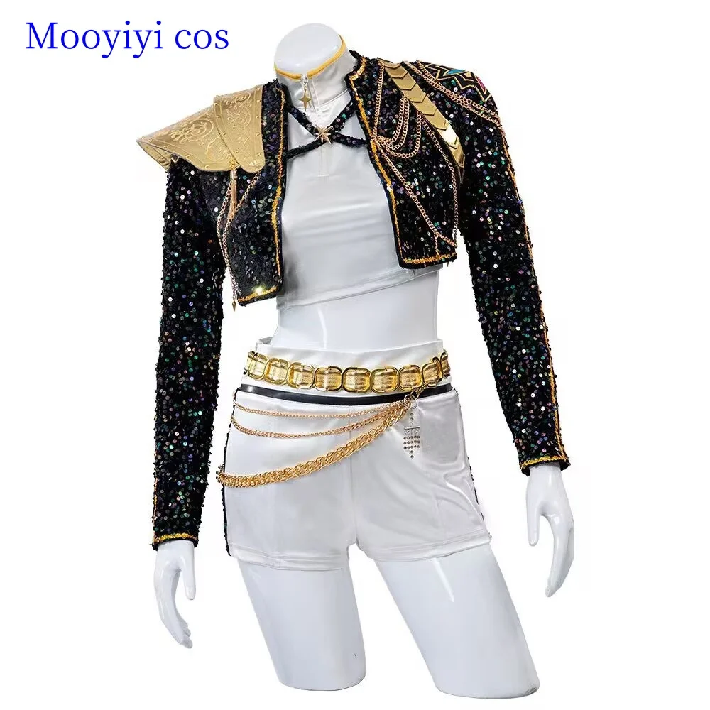 

Новый костюм для косплея Руми на Хэллоуин, Рождество, ролевая вечеринка, комикс, Kpop, охотницы на демонов, косплей, размер XS-XXL, роскошное издание