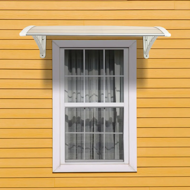 

Board Canopy Plastic Bracket Sunboard Front Rear Aluminum Strips Household Application Door Window Rain Cover Eaves Board