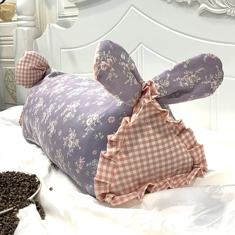 

Korean Style Buckwheat Pillow Double-layer Yarn Pillow Core Cervical Protection Cushion Decor Cervical Special Pillow Decorating