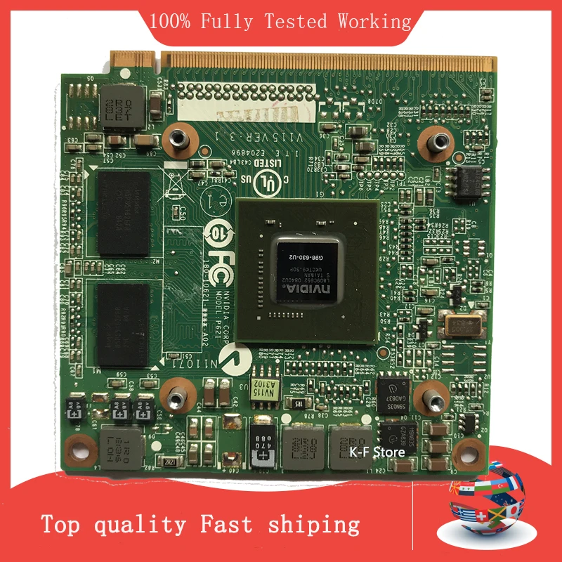 GeForce 9300M GS 9300MGS MXM II DDR2 256MB G98-630-U2 Graphics Video Card For Acer Aspire 4730 4930 5930 6930 4630 7730