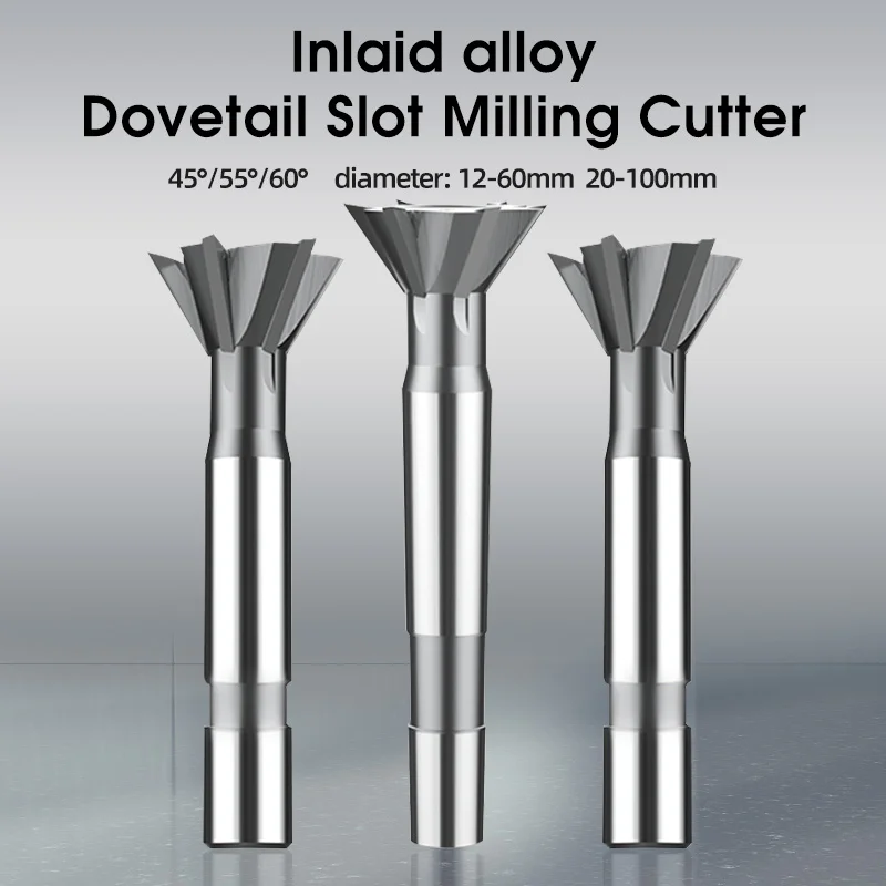 RL Dovetail Milling Cutter 45 Angle 60 Angle 55 Angle T-slot Milling Cutter D12-60MM
