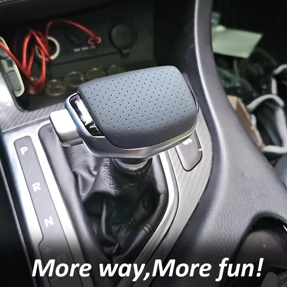 Auto Leather Gear Stick Shift Knob Handle Lever For Kia K3 K4 K5 K7 Optima Forte Koup Sportage Cerato morning Accessories