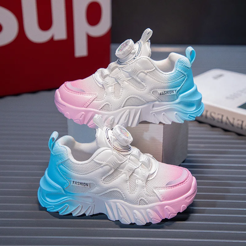 

2025 New Children's Casual Autumn New Girl Mesh Shoes Breath Boy Sports Shoes Fashion Girl Versatile Boy Casual Boy Shoes