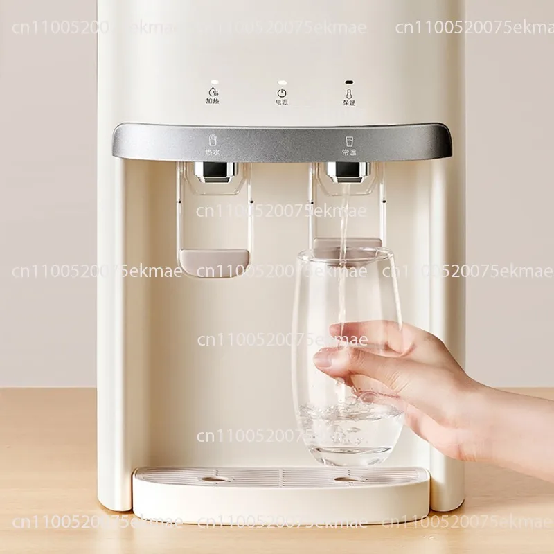 Water Dispenser, Household Desktop Small Desktop Water Dispenser, Lower Bucket, Office Hot Water